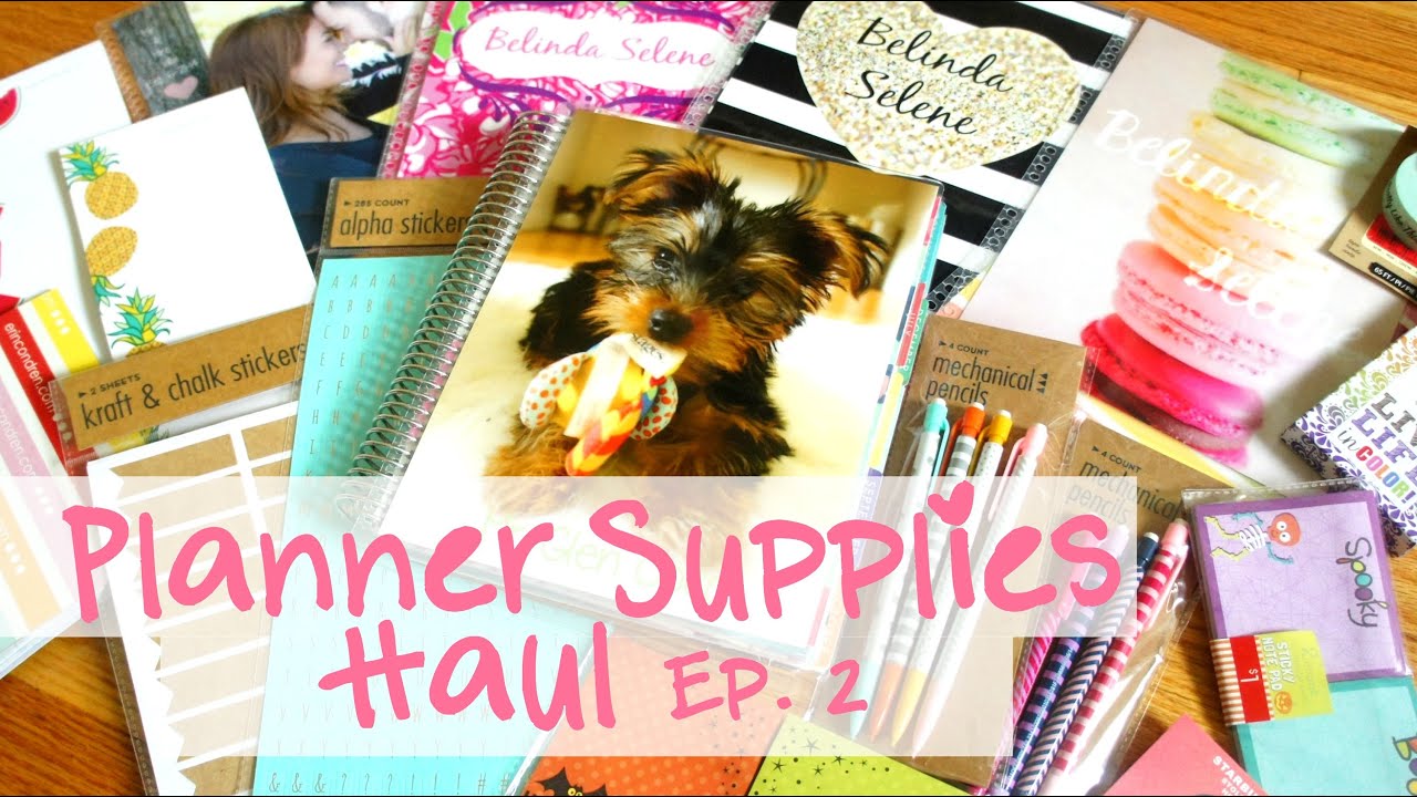 Planner Supplies Haul: EC Covers, Washi Tape, Sticky Notes | Ep.2