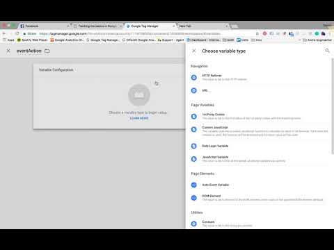 Tracking The Basics In Google Tag Manager - DataLayer variables
