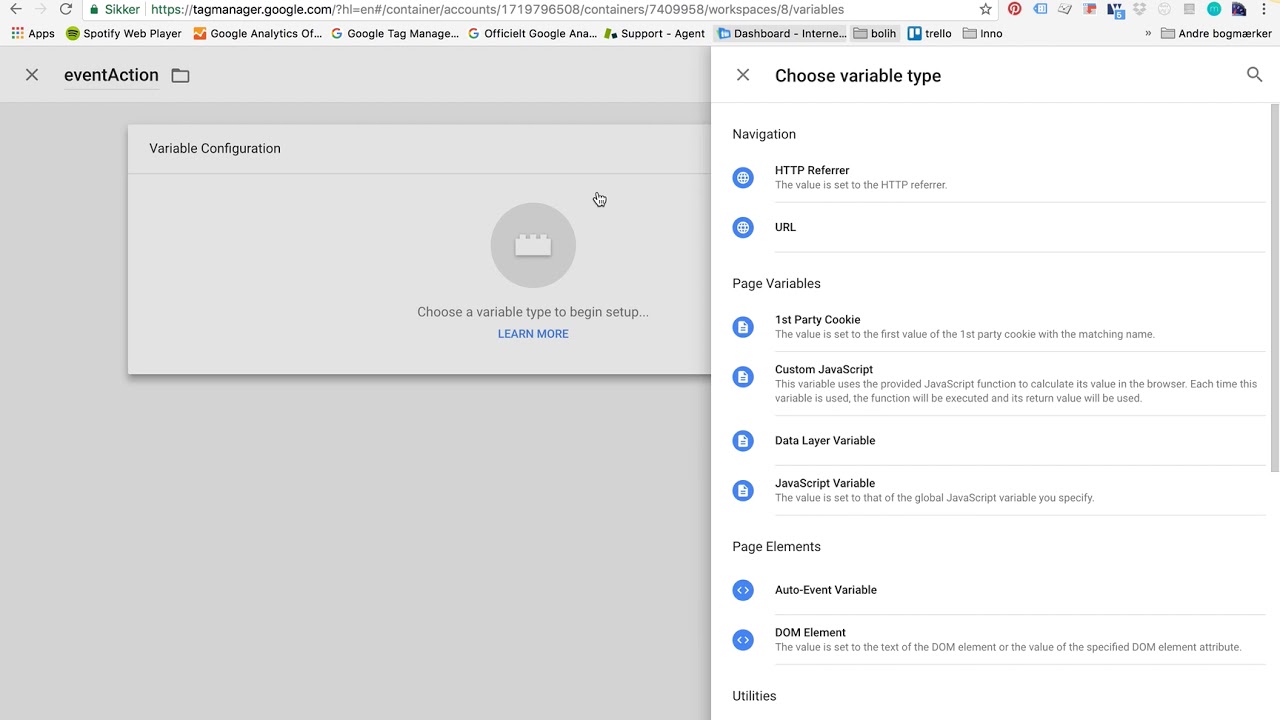 Tracking The Basics In Google Tag Manager - DataLayer variables