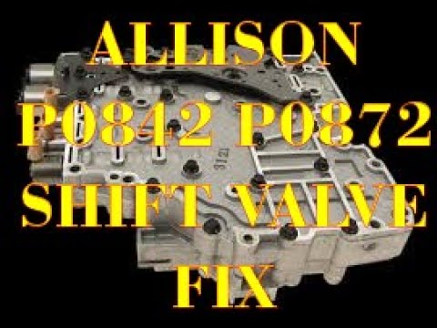 Duramax Allison P0842 P0872 stuck E shift valve fix