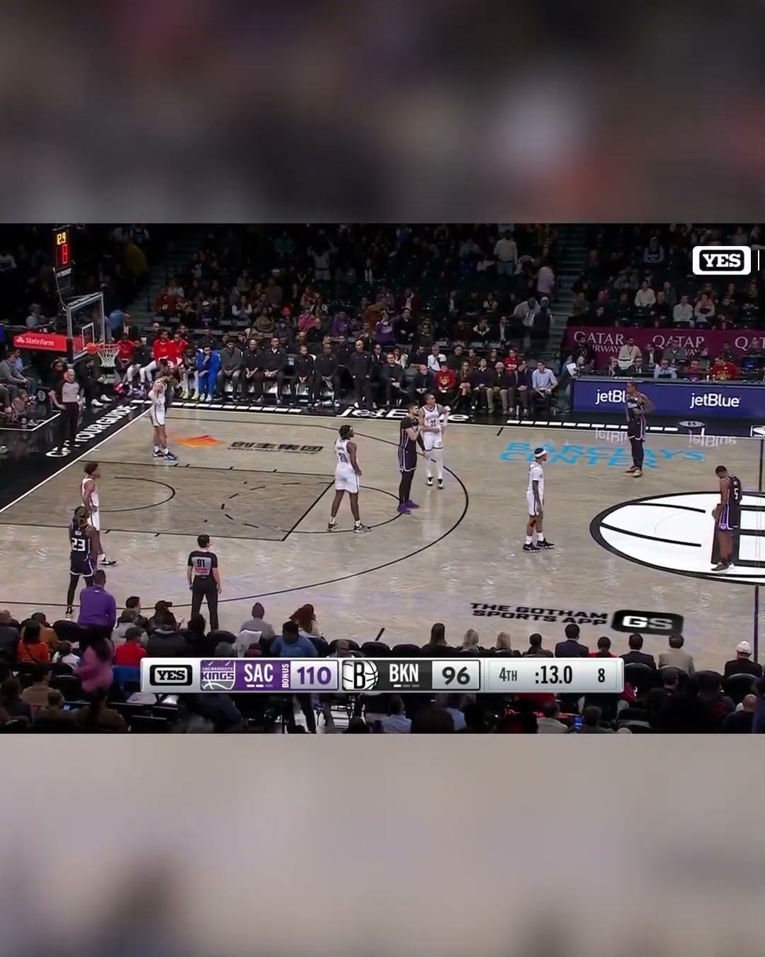 'LIGHT THE BEAM' chants roar in Barclays Center ?