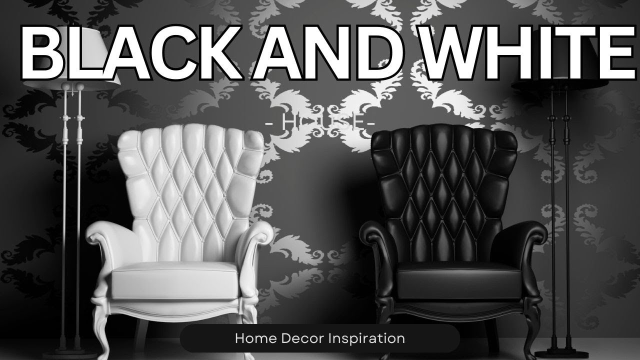 Interior Design in Black and White: Timeless Contrast and Modern Elegance