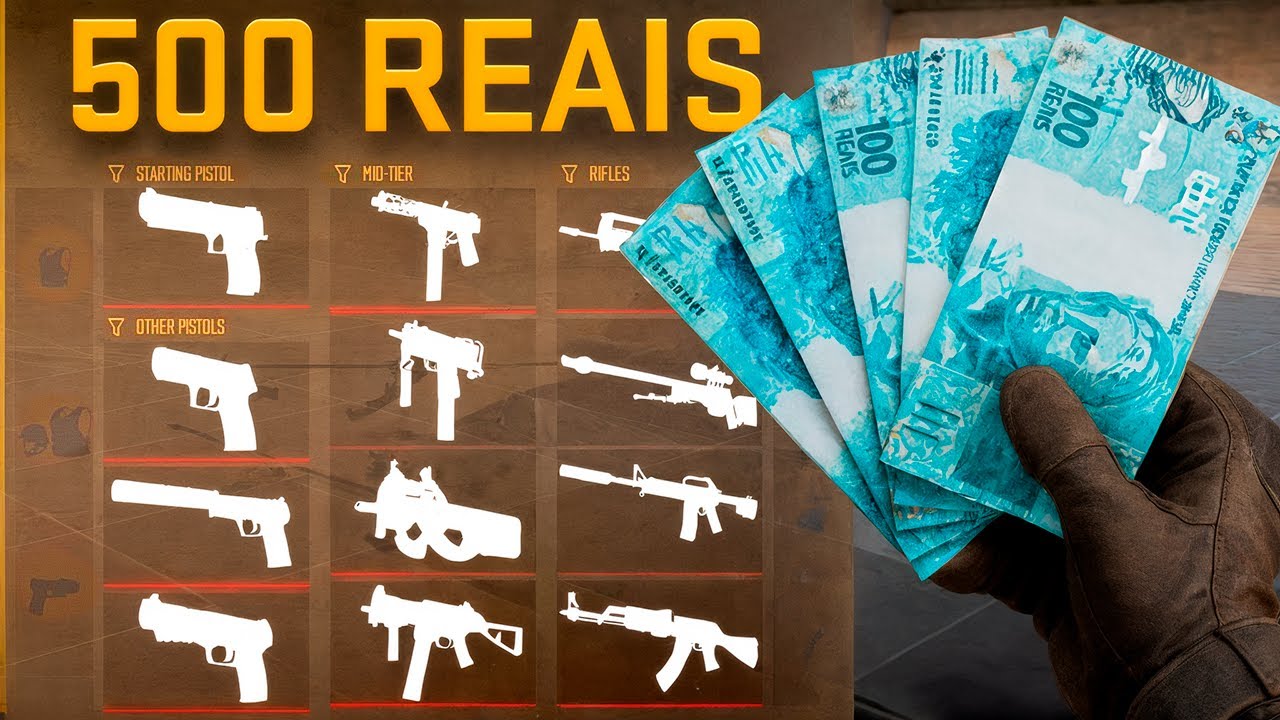 Criei o Melhor INVENTÁRIO BARATO com 500 REAIS no CS2
