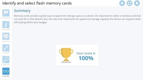 Advanced Hardware Lab 5-4: Identify and Select Flash Memory Cards