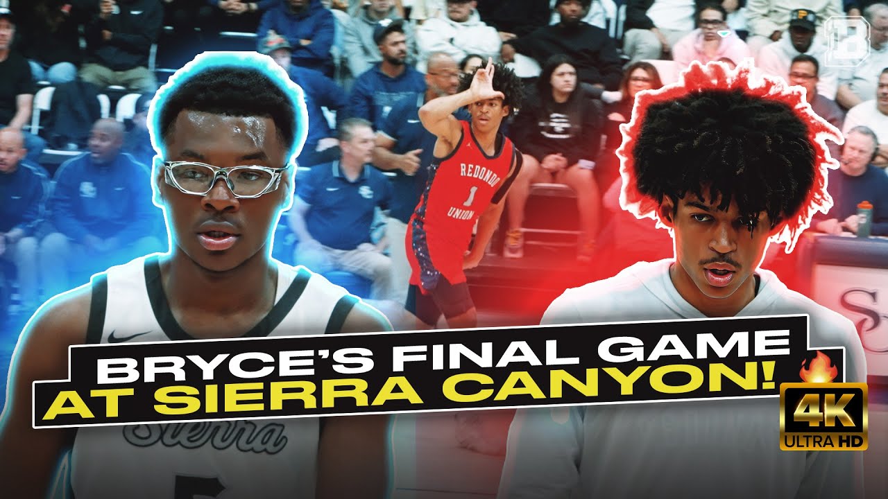 Bryce James’ LAST GAME at Sierra Canyon! Bronny Pulled Up to Watch 👀 ...