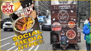 CHOPSTEAK NYC! Too much HYPE? | NYC Hot Dog Stands