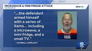 Milwaukee man accused of beating neighbor with microwave, mini fridge; victim later died