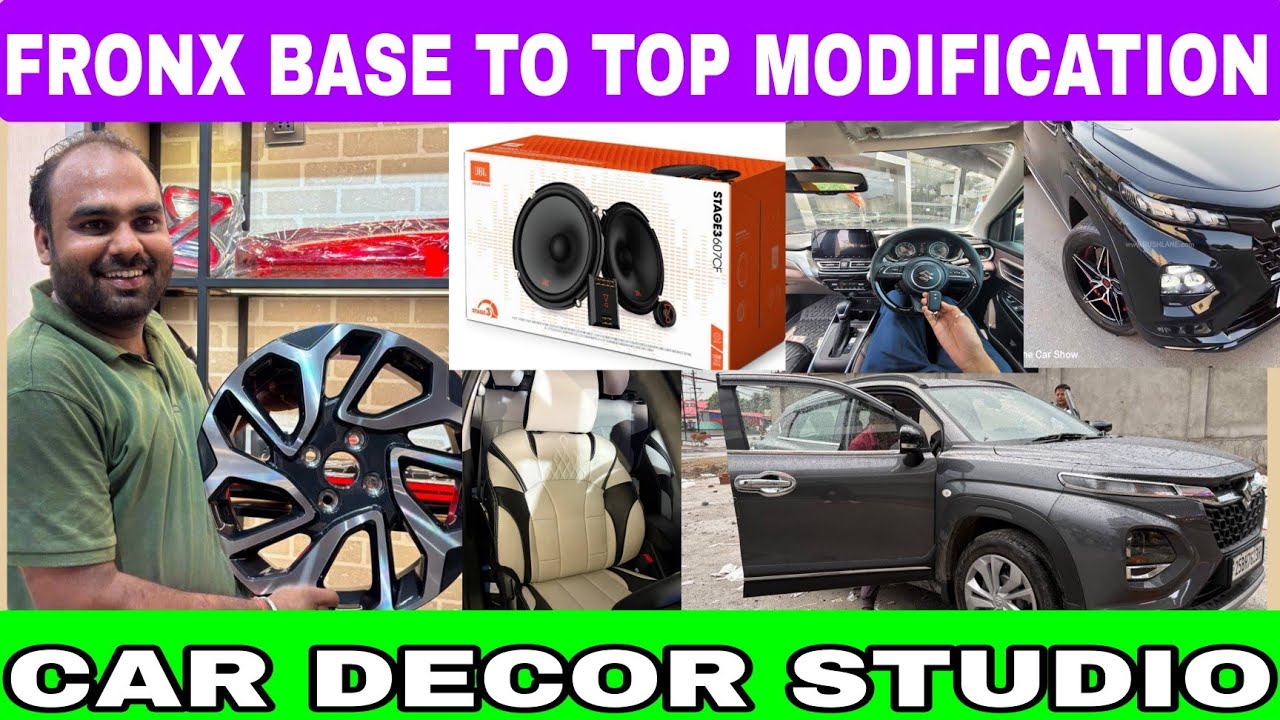 Best Car Accessories Shop in Siliguri. Fronx Base to Top Modified at .Car Decor Studio