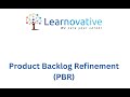 Product Backlog Refinement