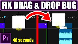 Fix Premiere Pro Drag & Drop From File Explorer Not Working (Timeline Bug)