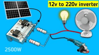 how to make simple inverter 2500W, irf 3205 Mosfet, No ic, inverter 12v to 220v by MS Electronics 1,341 views 1 month ago 8 minutes, 31 seconds