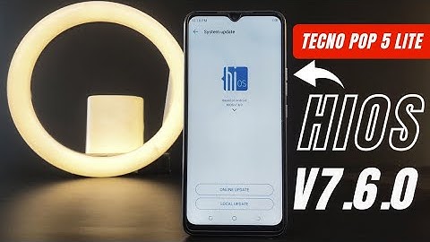 Tecno Pop 5 Lite New System Update | HiOS V7.6.0 | Online Update | New Version |