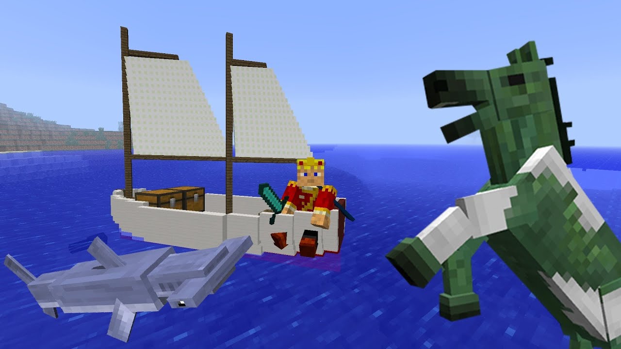 minecraft 1.6 snapshot 13w17a sail boats, fishing, undead