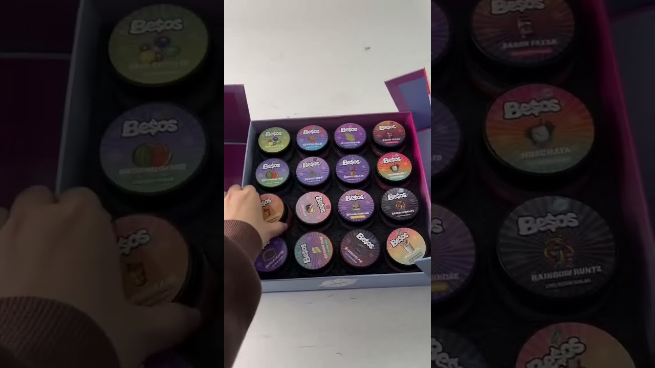 Besos 1 Oz Glass Concentrate Jars for Live Resin Sugar