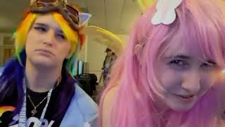 FlutterDash Cosplay At Ponyville Ciderfest 2022 Fluttershy beats Rainbow Dash at Mario Party