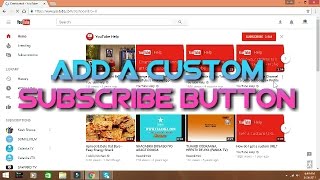 [-TUTORIAL-] KNOW HOW TO ADD A SUBSCRIBE BUTTON