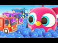 Street vehicles and cars for kids & Hop Hop the owl. Baby learning videos & cartoons for babies.