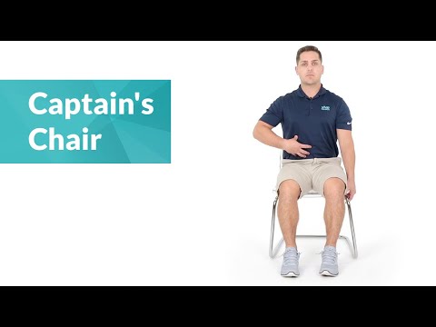 The Very Best Captain’s Chair Exercises