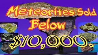 Expensive meteorites Sold below $10,000. Meteorites Sold at auction below $10K. #meteorite #meteor
