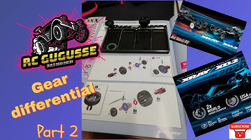 how to build Xray XB2 2020 Gear differential part 2