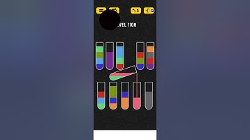 water sort puzzle (level 1106)