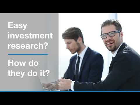 Let's get to the point. Comprehensive Financial Market Research with innovative functionality. - video from EquityRT