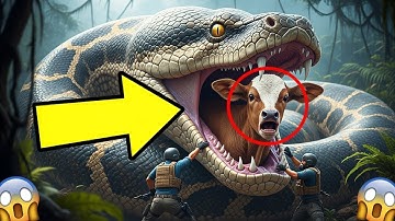 Brave Heroes Save Helpless Calf from GIANT Python