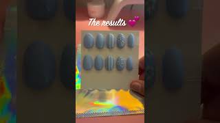 Baby blue set 💅 #babyblue #blue #nails #pressonnails #nailart #bluenails #naildesign