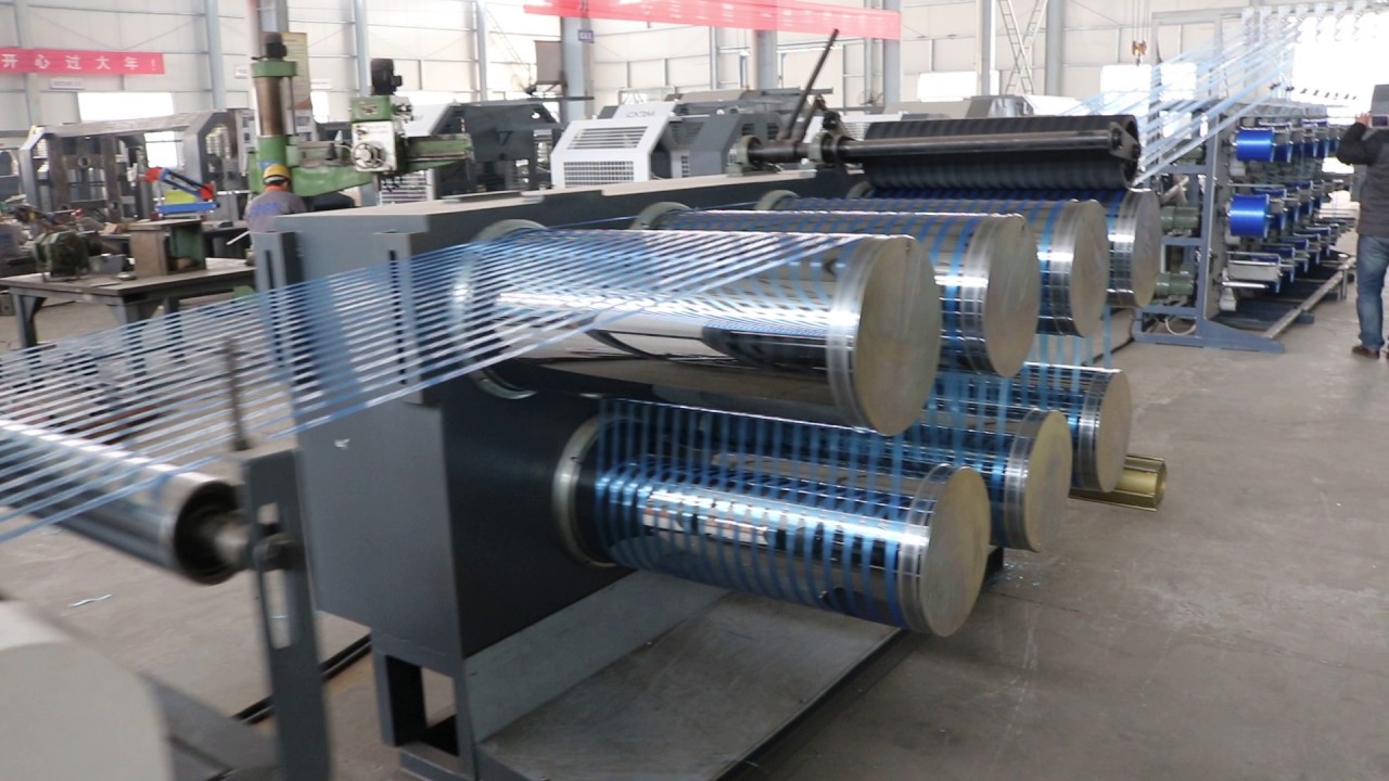 PP Raffia Twine Yarn Extruder MachinePP split film making machine