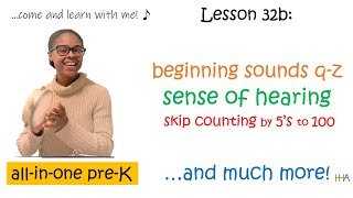 Lesson 32b - Pre-K Christian Homeschool Curriculum (Complete)
