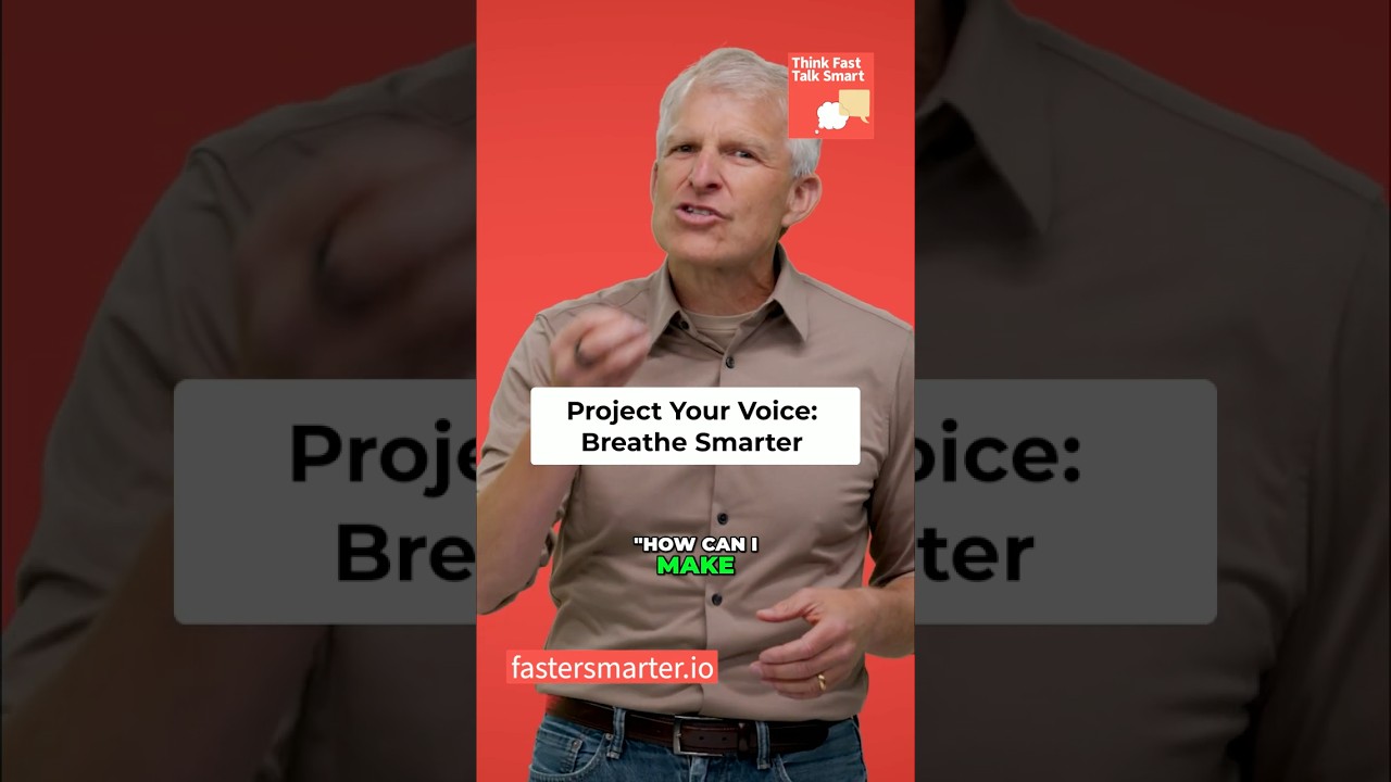 How to Project Your Voice: Breathe Smarter