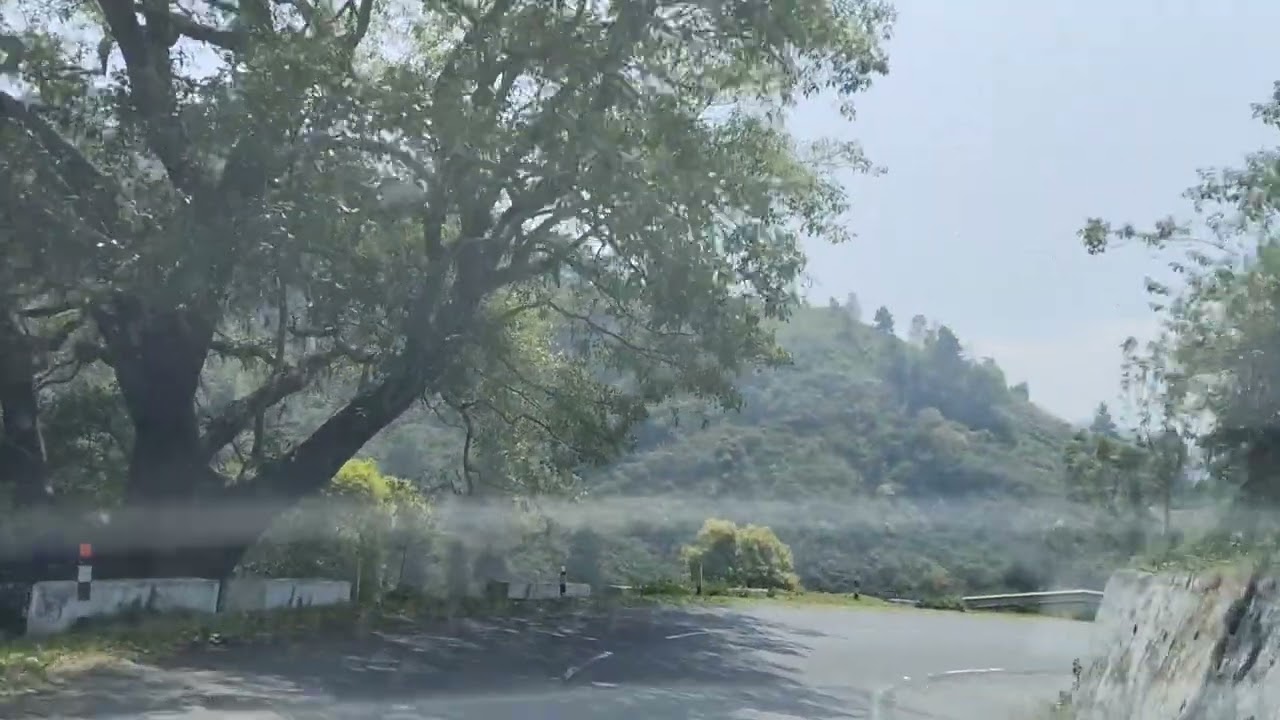 Long drive in new car to Manjur...