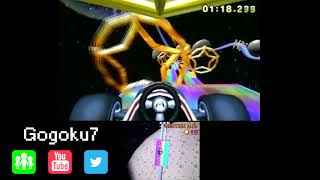 [Mario Kart 7] Rainbow Road - 1:36.075 - Gogoku7 (Former World Record)