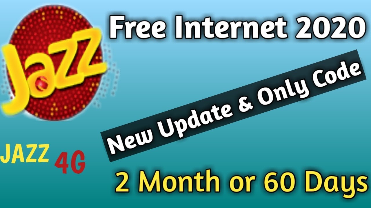 Jazz Free Internet and net Minutes & SMS Latest Update 2020 || only two month