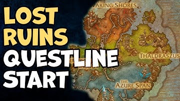 Lost Ruins WoW Questline Start (Artifacts in the Wrong Hands WoW Quest)