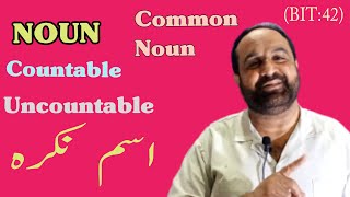 42- Kinds of Common Noun | Countable Noun | Uncountable Noun | Sekho Bolo with Saqlain | Urdu/Hindi screenshot 5