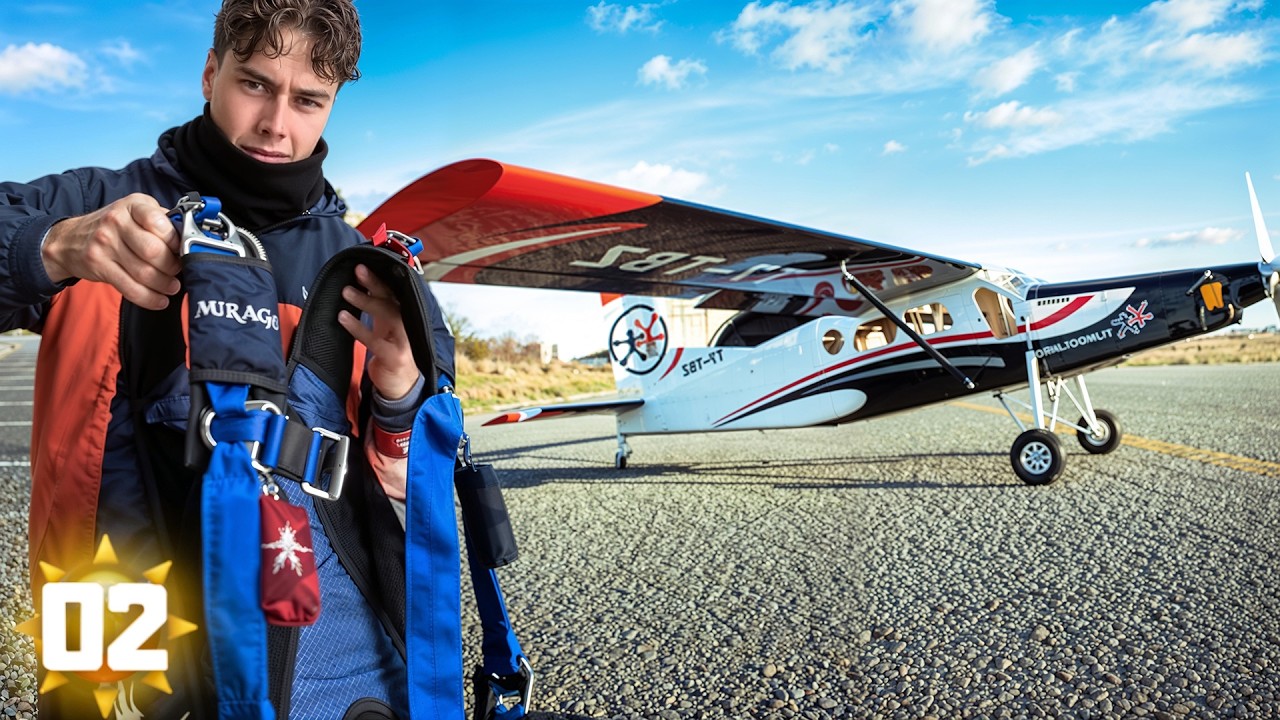 Doblo mi paracaidas y salto de un avion para probarlo | Un Domingo Cualquiera - 02