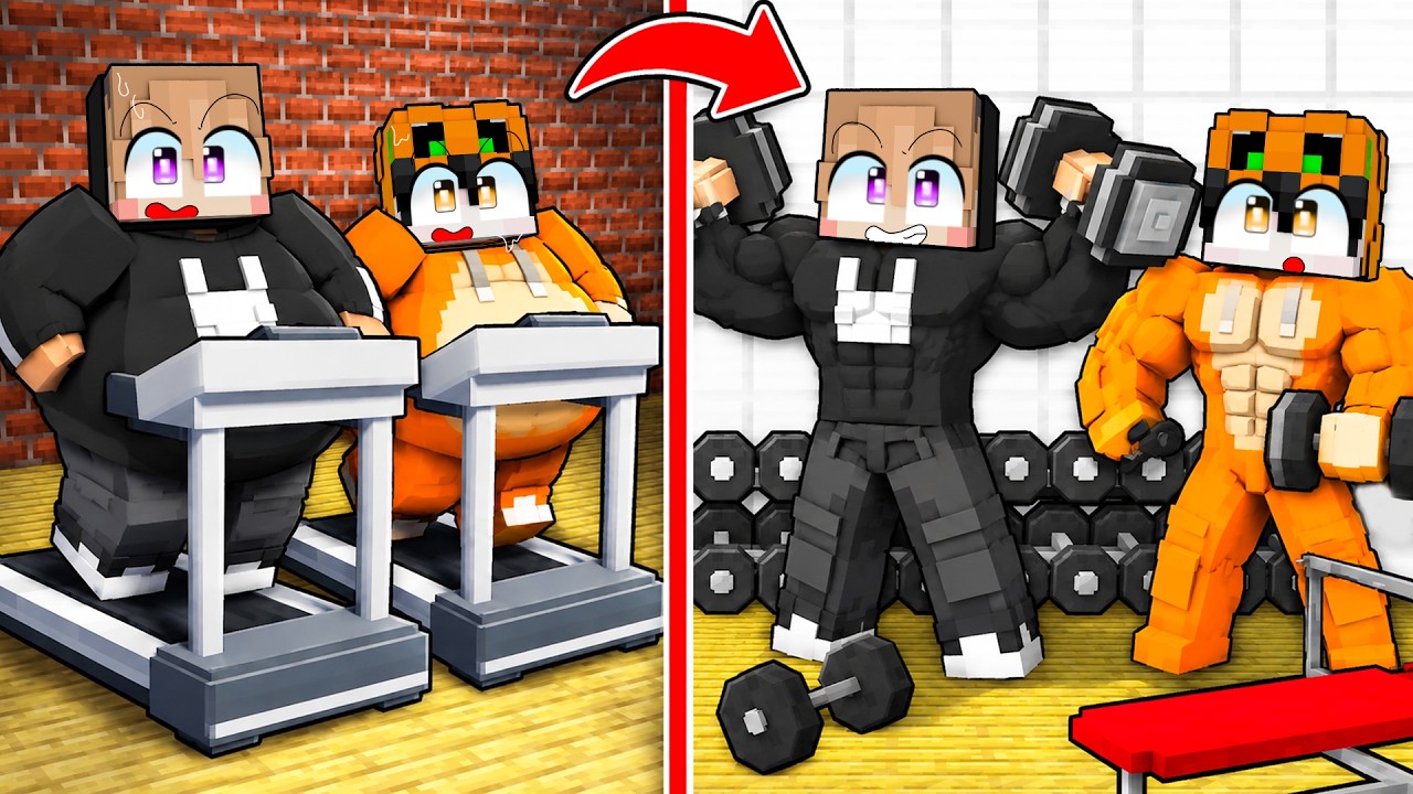 KITA EVOLUSI DARI GENDUT MENJADI BEROTOT RAKSASA DI MINECRAFT!!