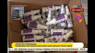 2 Apr 2020 Spm  Cerita Pagi Terengganu  Sumbangan Face Shields U0026 Hand Sanitizerbuat Frontliners
