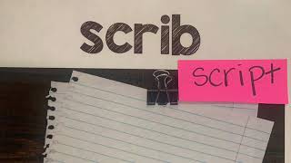 Celebrity Root: Scrib Script (to write) Net Worth