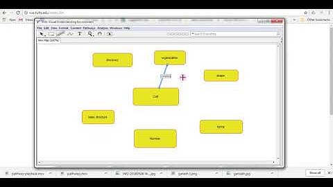 Developing mind maps using VUE