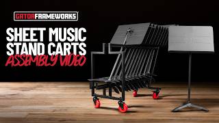 HOW TO ASSEMBLE: Frameworks Sheet Music Stand Carts