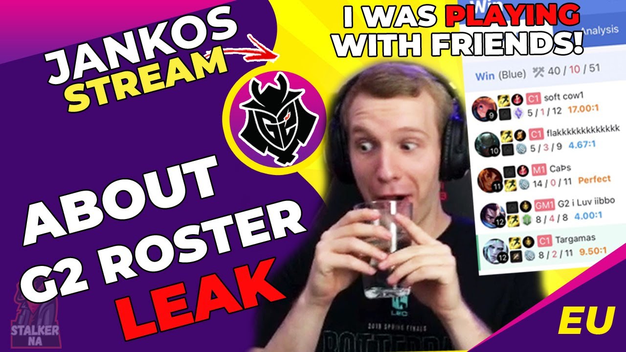 G2 Jankos Trying to Explain His G2 Roster LEAK