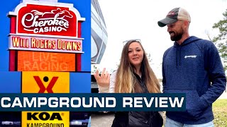 Campground Review - The "Racino" KOA - Will Rogers Downs Cherokee Casino in Claremore, OK