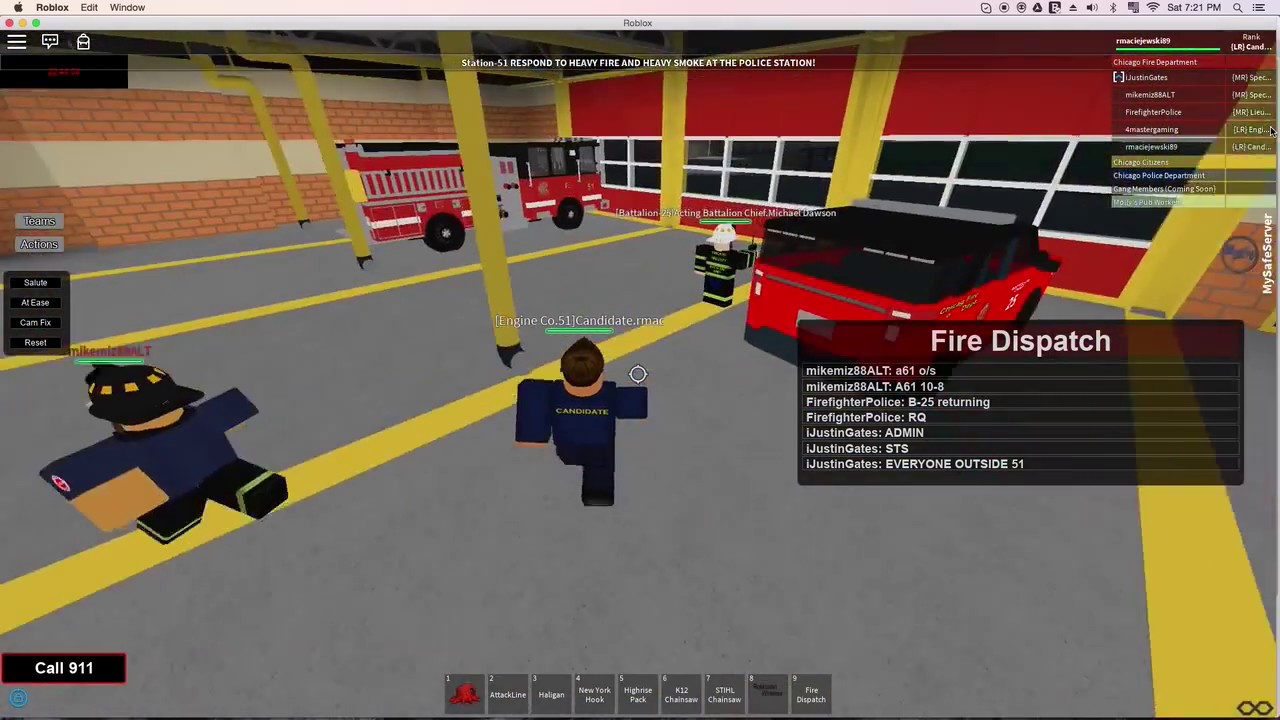 Roblox Video4 Chicago Fire By Tg Gaming - login to roblox firefighting