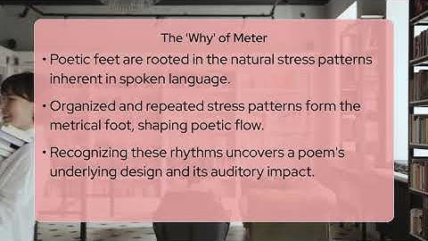 How Do You Identify Poetic Feet in a Poem?
