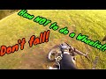 How NOT to wheeliè a dirt bike....