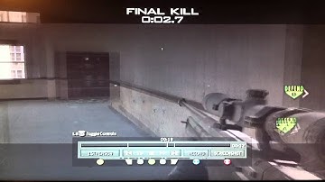 MW3 Search and Destroy 360 Quickscope Game Winning kill