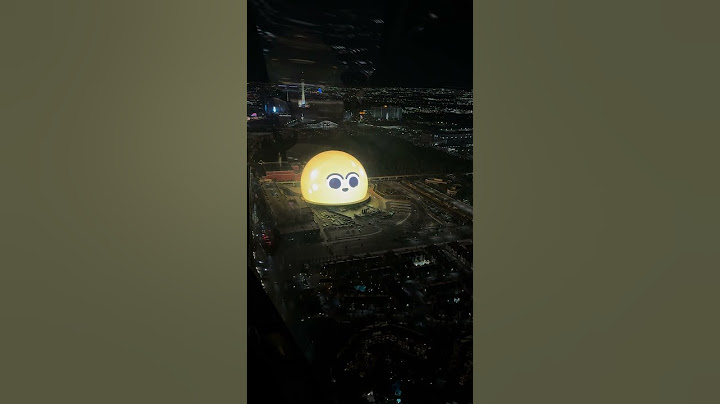 Las Vegas Emoji Sphere from a helicopter #vegas #lasvegas #spherelasvegas #helicopter #emojisphere