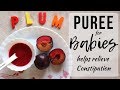 Baby food | Plum puree | helps relieve constipation in babies and toddlers